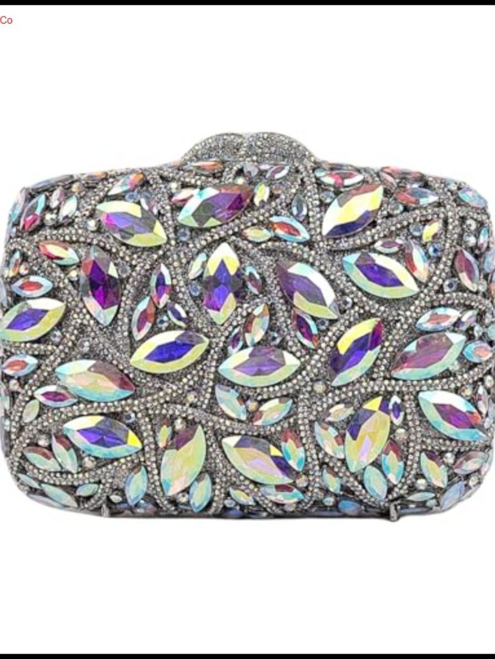 Rhinestone Crystal Clutch Evening Bag Sparkling Wedding Party Prom Purse